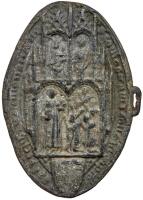 Great Britain. Oval Lead Seal, ND (1834) VF