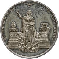 Great Britain. White Metal Medal, 1844 PCGS MS61
