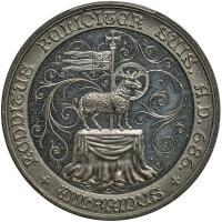Great Britain. White Metal Medal, 1886 PCGS MS64