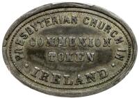 Ireland. Presbyterian Church Oval Token, ND PCGS About Unc