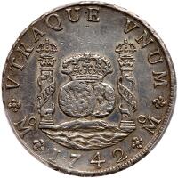 Mexico. 8 Reales, 1742-Mo MF PCGS About Unc