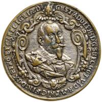 Sweden. Cast Bronze Medal, 1632 VF Details