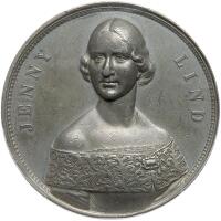 Sweden. White Metal Medal, 1821 PCGS AU55