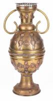 Bezalel Academy of Art & Design, Jerusalem. Student Entry ca. 1910 Dramatic and Tall Brass Urn