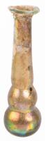 Elongated Golden Iridescent Roman Unguentarium