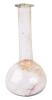 Tall, Long-Necked, Clear Glass Blown Unguentarium Virtually Free of any Encrustation or Iridescence. Just a Hint of Residue Inte