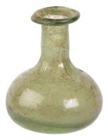 Large, Thick, Heavy Blown Glass Balsarium with Flat Bottom and Quite Stout