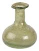 Large, Thick, Heavy Blown Glass Balsarium with Flat Bottom and Quite Stout