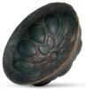 Handsome Bronze Luristan Bowl c. 1000 BC with Excellent Raised Starburst/Floral Design