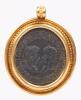 WITHDRAWN - Gordian III and Tranqullina (AD 238-244) Roman Imperial Period Mesopotamia in Custom, 22K Yellow Gold Bezel - 2