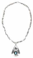 Sterling Silver Pendant Necklace by John White