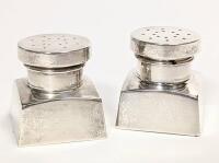 Frank M. Whiting Reproduction George Washington Sterling Silver Salt & Pepper Shakers by B&M Sterling