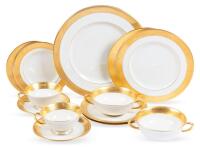 Lenox Westchester Bone China in Superior Condition. Place Settings for Almost 14 Guests. 75 Pieces. Old Gold Stamp on Verso