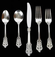Grand Baroque Flatware Set by Wallace, 56 pieces.