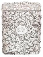 Late 19th Early 20th Century Gentleman's Sterling Silver Calling Card Holder. In 2025, Perfect for Business Cards