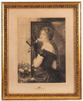 Freer, Frederick Warren. "The Token" (Original Etching)