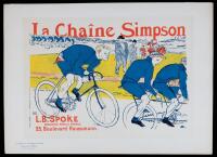 Jules Ch&Atilde;&copy;ret Collection of French Artists During Belle &Atilde;&permil;poque, Paris. Plate 238 "La Cha&Atilde;&reg;ne Simpson" by Henri de Toulouse-Laut