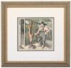 Lithograph from 1885, Cover of Puck Magazine by Acclaimed Illustrator, Frederick Opper: Robert E. Lee and William Mahone /Readju