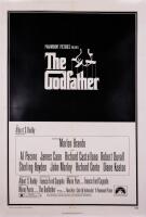 THE GODFATHER: Vintage Original One Sheet from the Original 1972 Release. Iconic Art from the Novel and the Film
