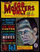 For Fan Boys of a Certain Age: FOR MONSTERS ONLY Signed by Christopher Lee, Ray Harryhausen, John Carradine, Fred Gwynne & More