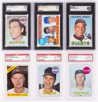 Willie Mays 1967 Topps #200 SGC Grade 4 VG-EX Plus 5 Other Cards from the 1960s