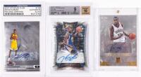Kevin Durant: Three Authentic Autographed Football Cards from 2007, 2012-13 and 2016-17 Very Limited Issues