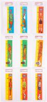 Nine (9) 1969 Topps Rulers all Slabbed and Graded by PSA Including Jerry West, Elvin Hayes, Gus Johnson and Gail Goodrich