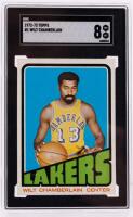 Wilt Chamberlain: 1972-3 Topps #1 SGC Grade 8 Near Mint to Mint
