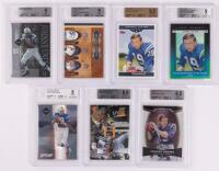 Johnny Unitas: Collector's Bonanza of 13 Graded Cards Almost All Mint or Better