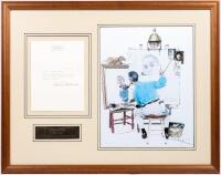 Norman Rockwell Autographed Letter Signed on His Stockbridge Massachusetts Letter Head in Fine Presentaton