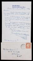 Charles Dickens Autograph Letter Signed from Gads Hill Place &acirc;&euro;&ldquo; With Original Envelope, 1862