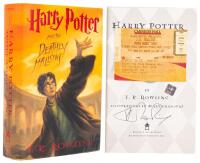 J.K. Rowling. Harry Potter and the Deathly Hallows &acirc;&euro;&ldquo; Signed First Edition with Original Carnegie Hall Ticket from 2007 U.S. Bo