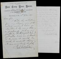 John Greenleaf Whittier &acirc;&euro;&ldquo; Two Autograph Notes Signed