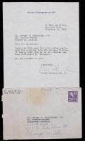 Oscar Hammerstein II Typed Letter Signed with Original Mailing Envelope (1952)