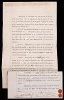 Victor Herbert Signed 1899 Comic Opera Contract &acirc;&euro;&ldquo; The Singing Girl