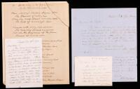 Oliver Wendell Holmes Sr. &acirc;&euro;&ldquo; Group of Three Autograph Letters Signed
