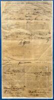 Thomas Jefferson as President, James Madison as Secretary of State Signed Document, 1805, Dual Language Ship's Passport / Sea Le