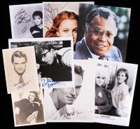 Collection of 111 Signed Photographs &acirc;&euro;&ldquo; Hollywood Film Stars Including Cary Grant, Julie Andrews, and Charlton Heston