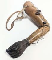 World War I Era "Advanced" Prosthetic Limb in Excellent Condition.