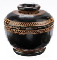Attic Blackware Pyxis, Hellenistic Period 4th-3rd Century B.C.