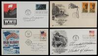 Signed Commemorative Covers by WWII Medal of Honor Recipients Including Inouye, Fluckey, and Williams