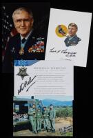 17 Small Signed Items from Vietnam War Medal of Honor Recipients Including Crandall, Freeman, and Thorsness