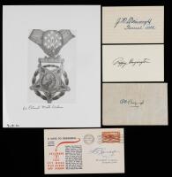 Signed Items from 10 Medal of Honor Recipients Including Boyington, Wainwright, and Urban