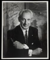 Signed B&W Photo of Alexander P. De Seversky, WWI Ace and Pioneer of Strategic Air Power