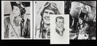 9 Signed World War II Fighter Ace Photos - Zemke&acirc;&euro;&trade;s Wolfpack: 56th Fighter Group Veterans