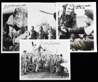 9 Signed Photos of U.S. Army Air Forces Aces from World War II - Zemke&acirc;&euro;&trade;s Wolfpack, 56th Fighter Group
