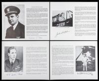 20 Signed Biographies of Notable WWII and Postwar U.S. Navy Aviators and Officers