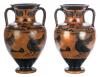 Magnificent Twin-Handled Etruscan Amphora Attributed to Micali Painter ca. 525-500 B.C.