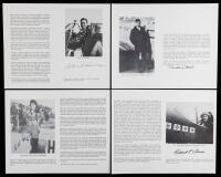 42 Signed Biographies from Celebrated American Fighter Aces and Aviators