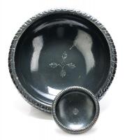 Two (2) Examples of Fine Campanian Black Glaze Pottery Bowls 4th Century B.C.